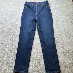 Gloria Vanderbilt Amanda high rise straight  jeans size 10